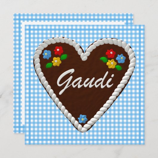 Oktoberfest Heart "Gaudi" (Front/Back)