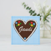 Oktoberfest Heart "Gaudi" (Standing Front)