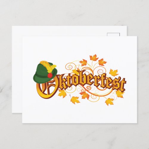 Oktoberfest   holiday postcard