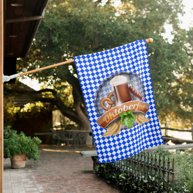 Oktoberfest House Flag (In SItu)