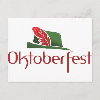 Oktoberfest Hut Postcard
