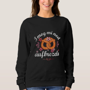 Oktoberfest I Mog Mi Ned Brezeln Women's Saying Sweatshirt