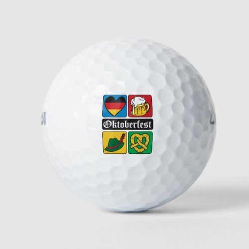 Oktoberfest Icons Golf Balls