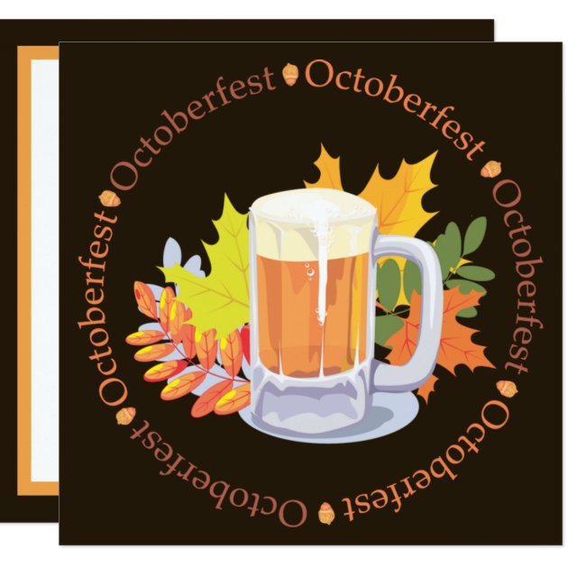 Oktoberfest In The Round Invitation