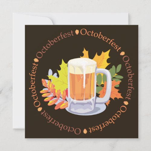 Oktoberfest in the Round Invitation