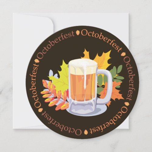 Oktoberfest in the Round Invitation