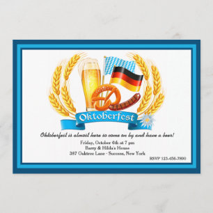 Oktoberfest Ingredients Invitation