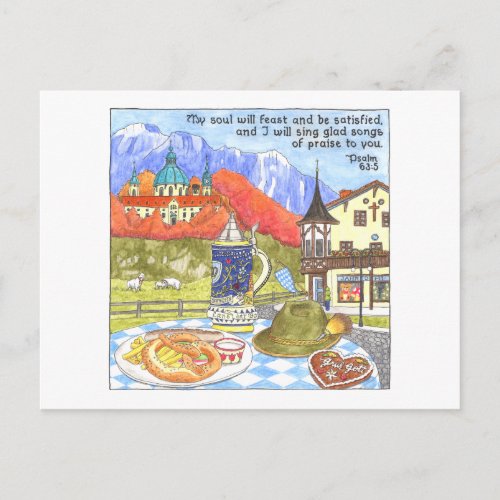 Oktoberfest Inspirational Postcard