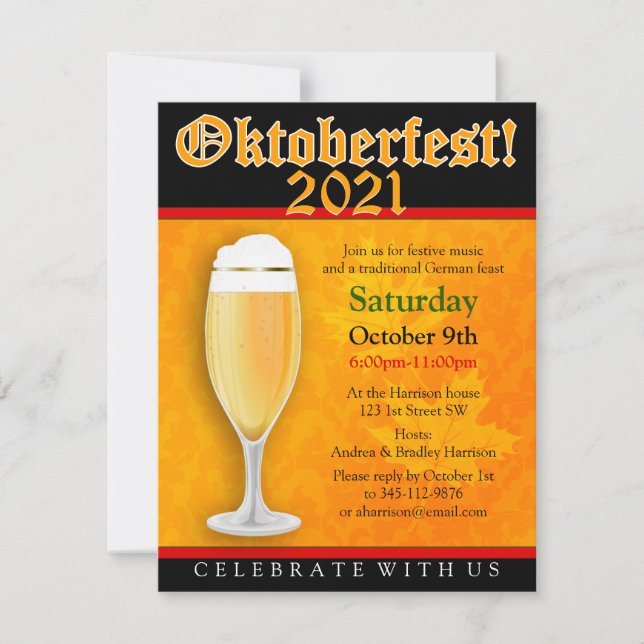 Oktoberfest Invitation (Front)