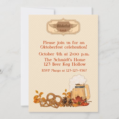 Oktoberfest Invitation