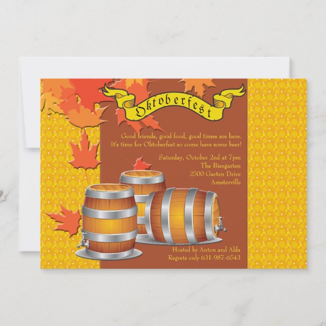 Oktoberfest Invitation (Front)