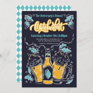Oktoberfest Invitation - Beer Invitation