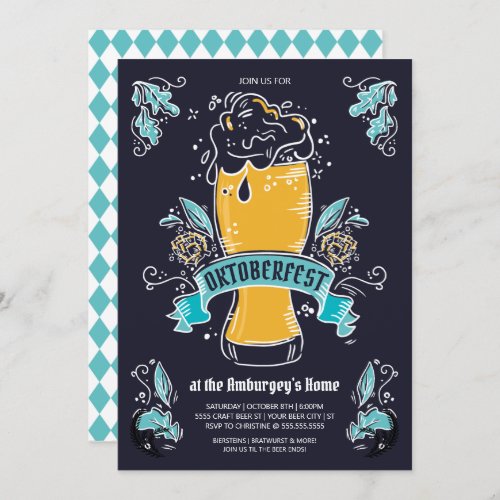 Oktoberfest Invitation _ Beer Invitation