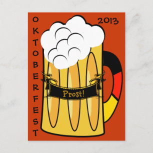 Oktoberfest Invitation Postcard