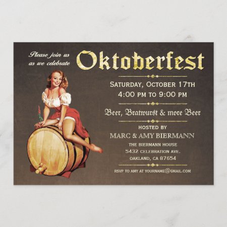 Oktoberfest Invitations (vintage) V.2