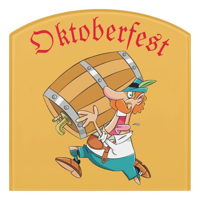 Oktoberfest Keg Sign (Contour Front)