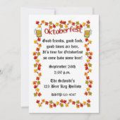 Oktoberfest Leaves Border (Front)