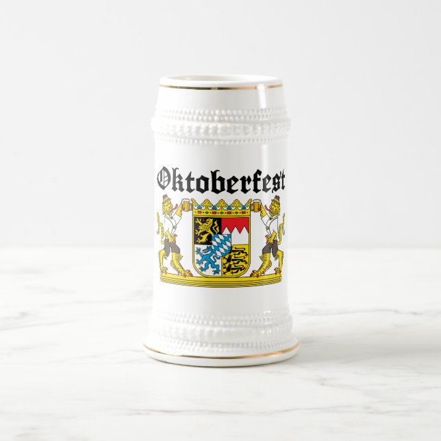 Oktoberfest - Leones con cerveza Beer Stein (Center)