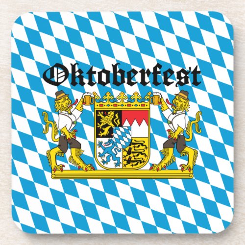 Oktoberfest _ Leones con cerveza Coaster