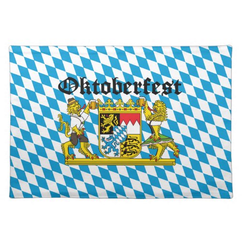 Oktoberfest Leones con trajes _ Lion Costumes Cloth Placemat