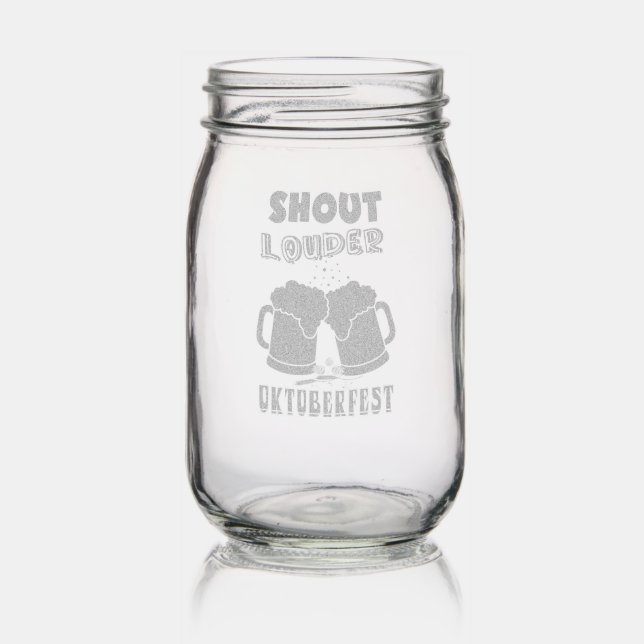 Oktoberfest Mason Jar (Glassware)