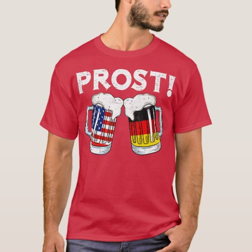 Oktoberfest Men Women American German Flag Beer Pr T_Shirt
