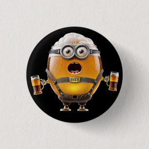 Oktoberfest Minion Button