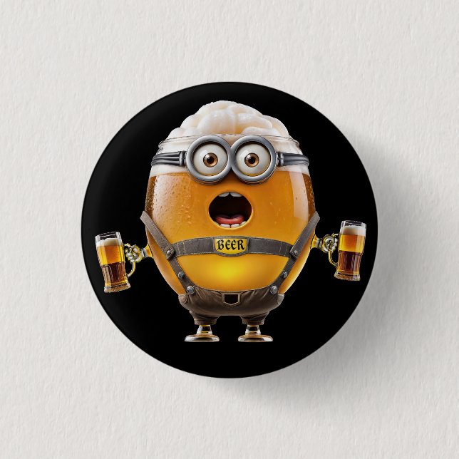 Oktoberfest Minion Button (Front)