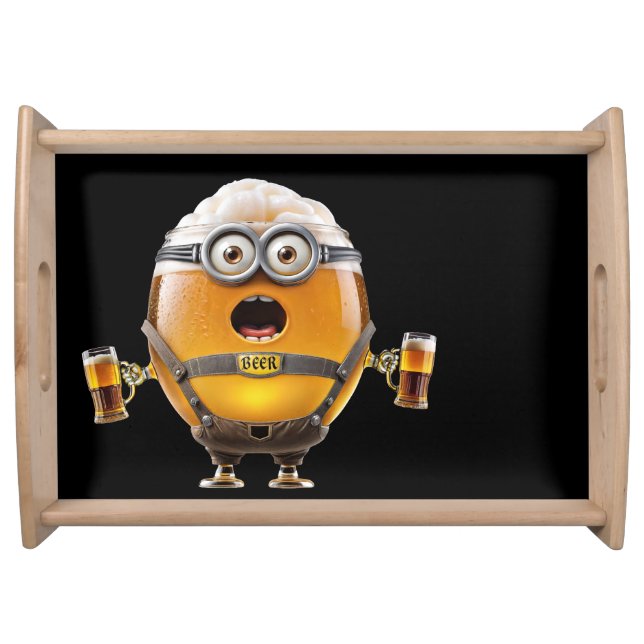 Oktoberfest Minion Serving Tray (Front)