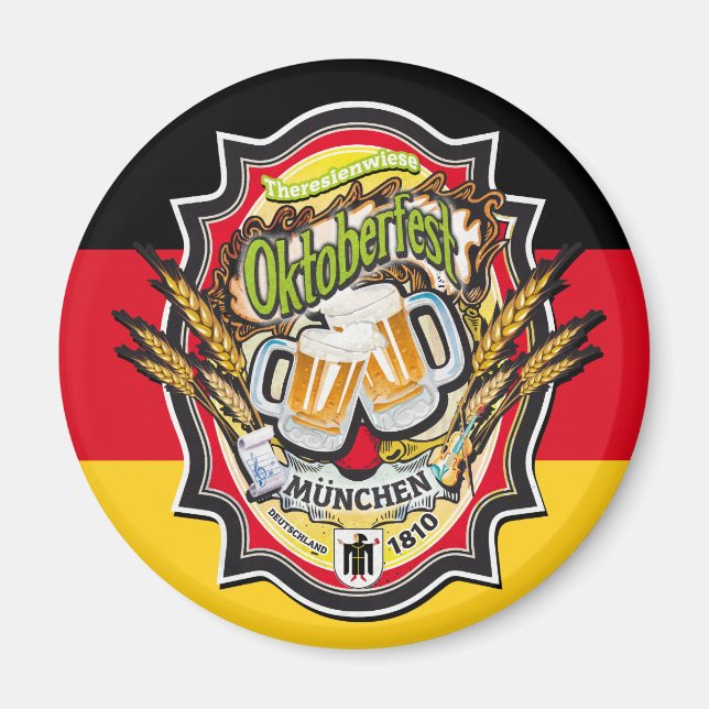 OKTOBERFEST MÜNCHEN DEUTSCHLAND MAGNET (Front)
