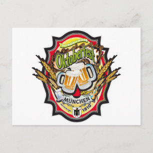 OKTOBERFEST MÜNCHEN DEUTSCHLAND POSTCARD
