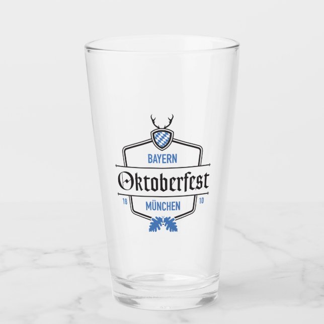 Oktoberfest Munich, Bavaria Glass (Front)