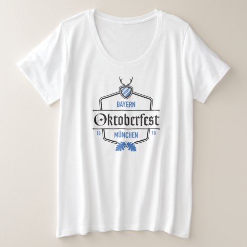 Oktoberfest Munich Bavaria Plus Size T_Shirt