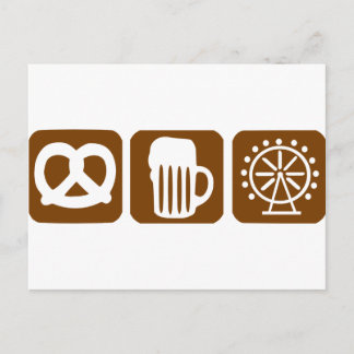Oktoberfest - Munich Postcard
