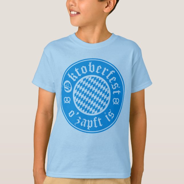 Oktoberfest O’zapft Is Germany Bavarian T-Shirt (Front)