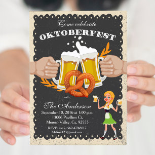 Oktoberfest/ Octoberfest Beer Party Invitation