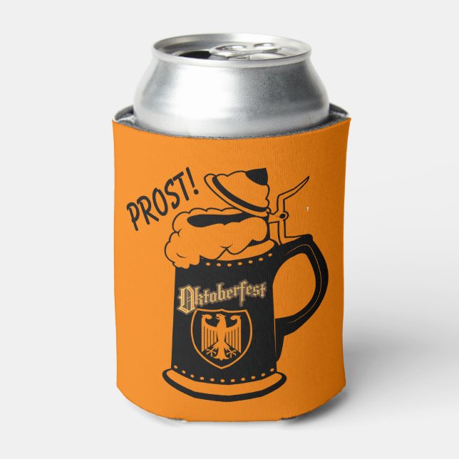 Oktoberfest Octoberfest German Beer Can Cooler (Can Front)