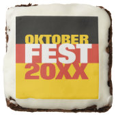 Oktoberfest Octoberfest German Flag Brownie (Front)