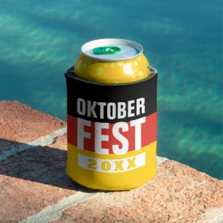 Oktoberfest Octoberfest German Flag Can Cooler