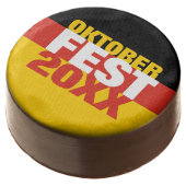 Oktoberfest Octoberfest German Flag Chocolate Covered Oreo (Angled)