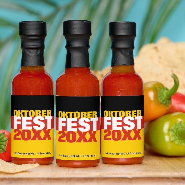Oktoberfest Octoberfest German Flag Hot Sauces (Multi)
