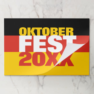 Oktoberfest Octoberfest German Flag Paper Pad