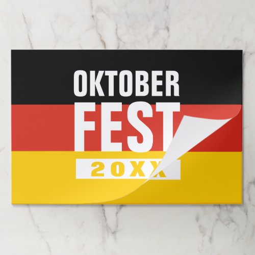 Oktoberfest Octoberfest German Flag Paper Pad