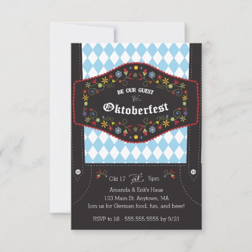 Oktoberfest Octoberfest German Party Invitation