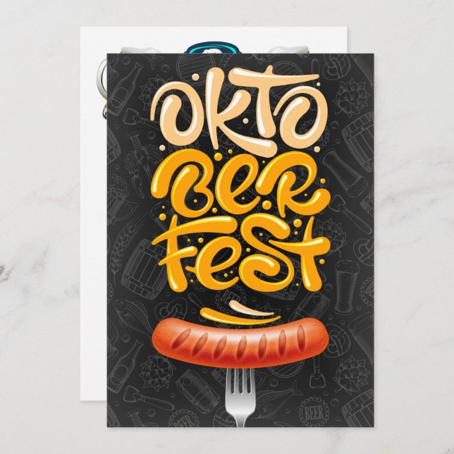 OKTOBERFEST / Octoberfest Invitation (Front/Back)