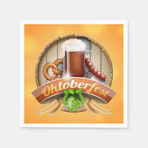 Oktoberfest Octoberfest Party Napkins