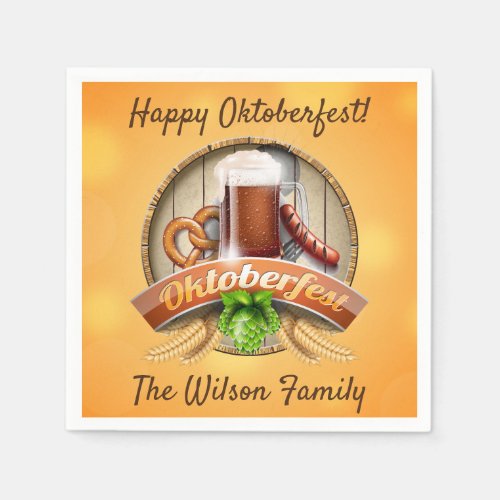 Oktoberfest Octoberfest Party Napkins