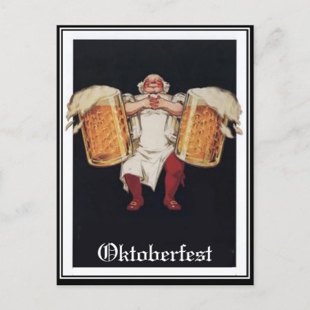 Oktoberfest Octoberfest Vintage Postcard