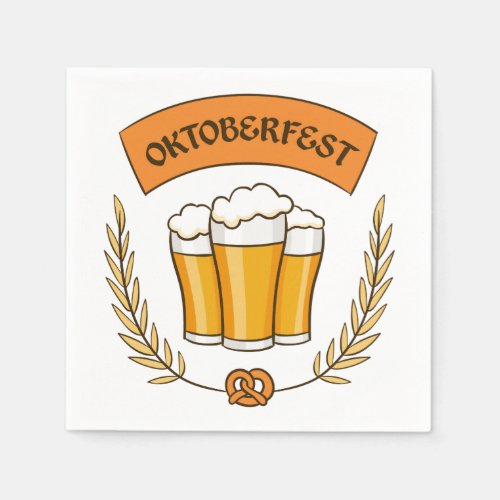 Oktoberfest paper napkins