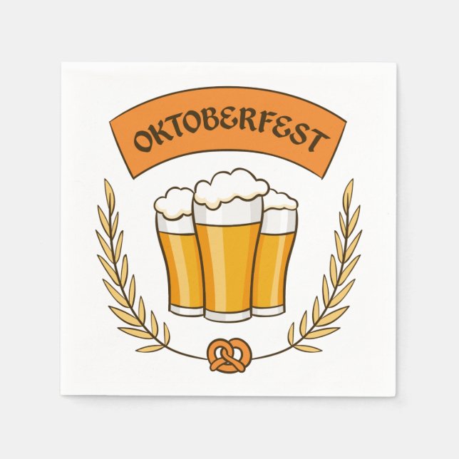 Oktoberfest paper napkins (Front)